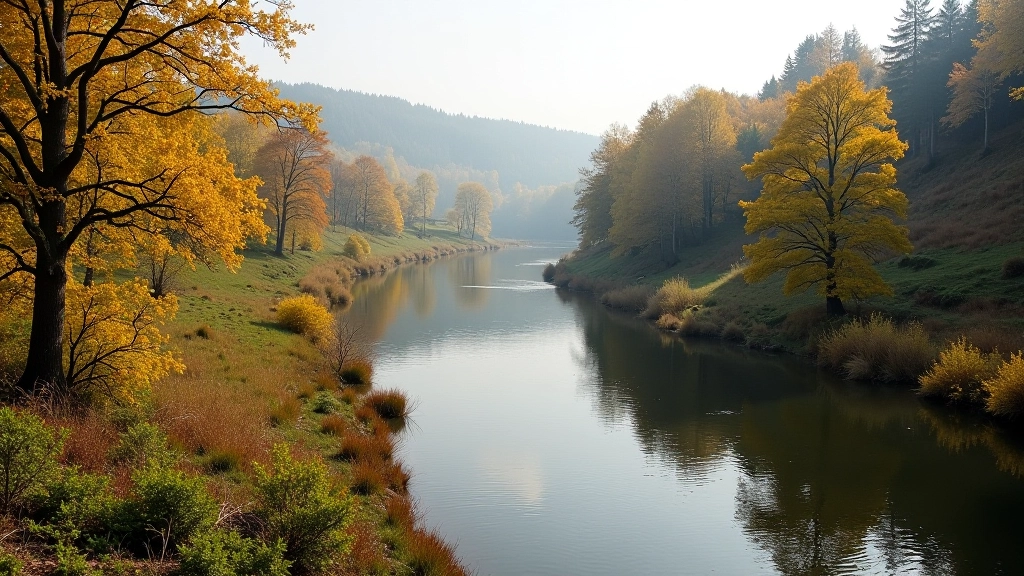 Nemuno kilpos nuostabi aplinka, parkas ir gamta